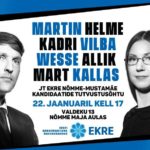 Riigikogu valimiste Nõmme-Mustamäe piirkonna kandidaatide kohtumisõhtu valijatega