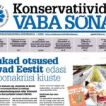 Ilmus ajalehe Konservatiivide Vaba Sõna uus number
