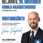 Rahvakohtumine Varro Vooglaiuga Kohila raamatukogus