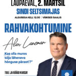 Rahvakohtumine Sindis Alar Lanemaniga