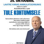 Rahvakohtumine Valgamaal Mati Kuklasega 25. oktoobril kell 13