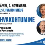 Rahvakohtumine Anti Poolametsa ja Evelin Poolametsaga Liiva kohvikus Muhus