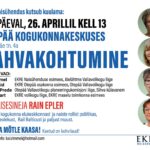 Rahvakohtumine Otepääl 26. aprillil kell 13