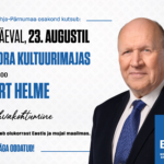 Rahvakohtumine Mart Helmega Vändra Kultuurimajas 23.augustil