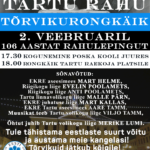 Tartu rahu Tõrvikurongkäik 2.02.2026 kell 17.30